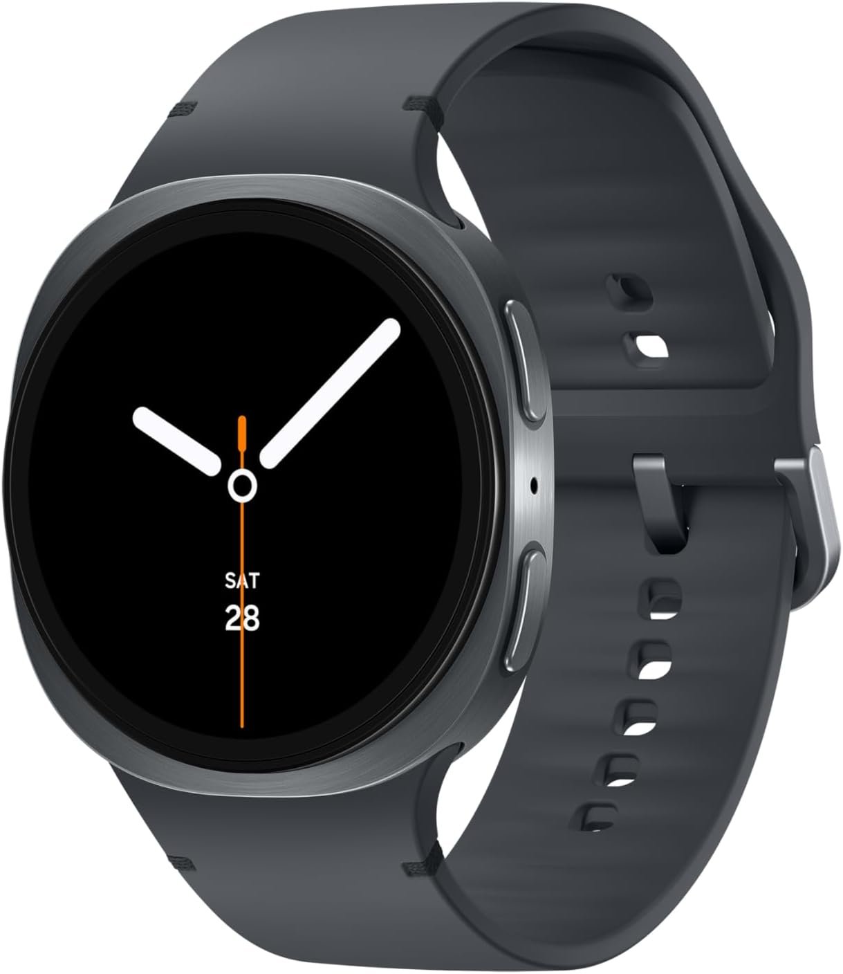 Samsung Galaxy Watch 8 | 44mm | AI Smartwatch w/ 1.47″ AMOLED, Wear OS 6, Wi-Fi, Bluetooth, Heart Rate, GPS Fitness Tracker | IP68, MIL-STD-810H | International Model L330 | w/Fast Charger, Graphite