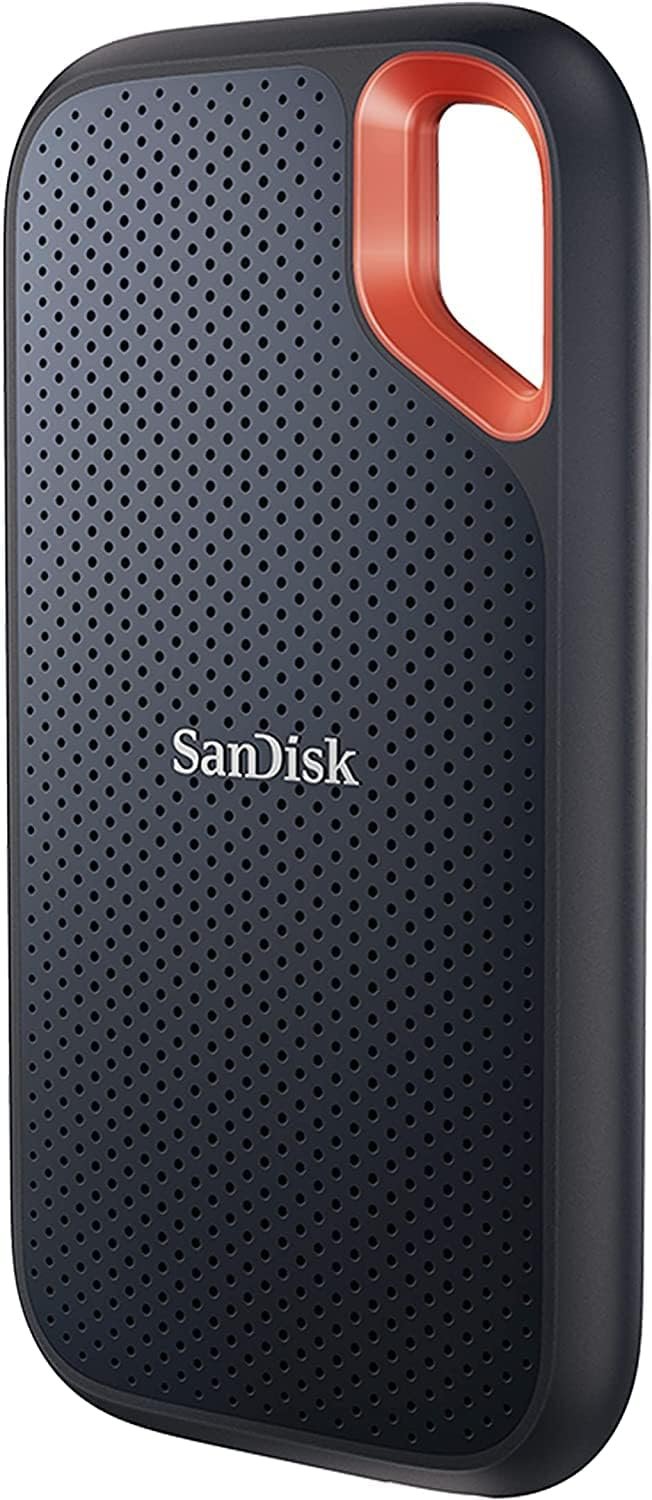 SANDISK 2TB Extreme Portable SSD (Old Model) – Up to 1050MB/s, USB-C, USB 3.2 Gen 2, IP65 Water and Dust Resistance, Updated Firmware – External Solid State Drive – SDSSDE61-2T00-G25