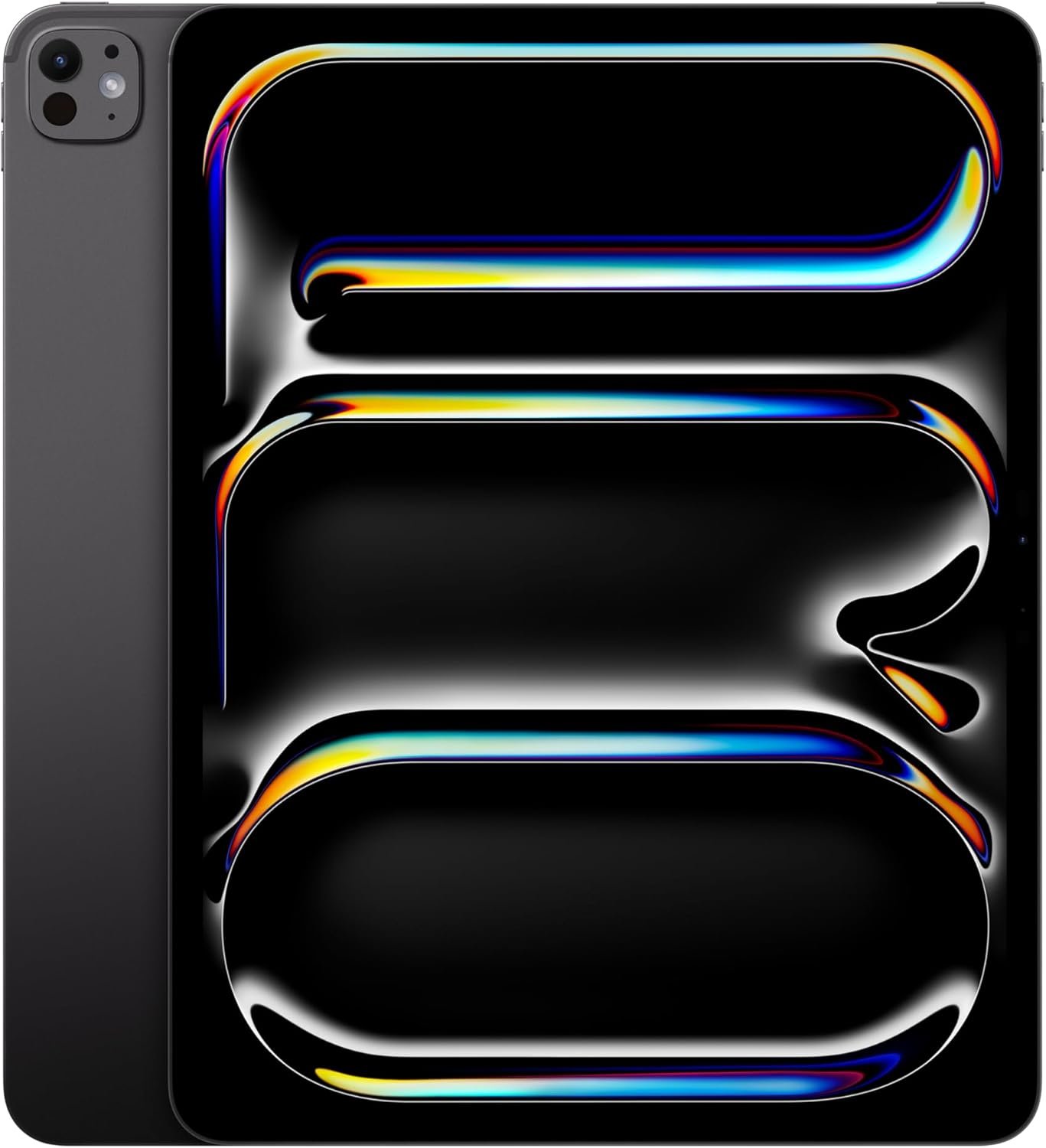 Apple iPad Pro 13-Inch (M4): Built for Apple Intelligence, Ultra Retina XDR Display, 512GB, 12MP Front/Back Camera, LiDAR Scanner, Wi-Fi 6E, Face ID, All-Day Battery Life — Space Black
