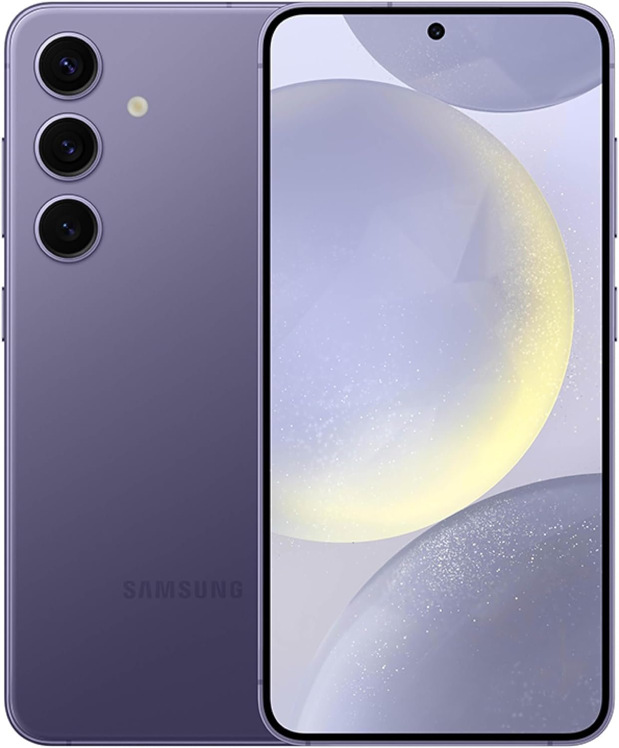 Samsung Galaxy S24 Cell Phone, 128GB AI Smartphone, Unlocked Android, 50MP Camera, Fast Processor, Long Battery Life, AMOLED Display, US Version, 2024, Cobalt Violet