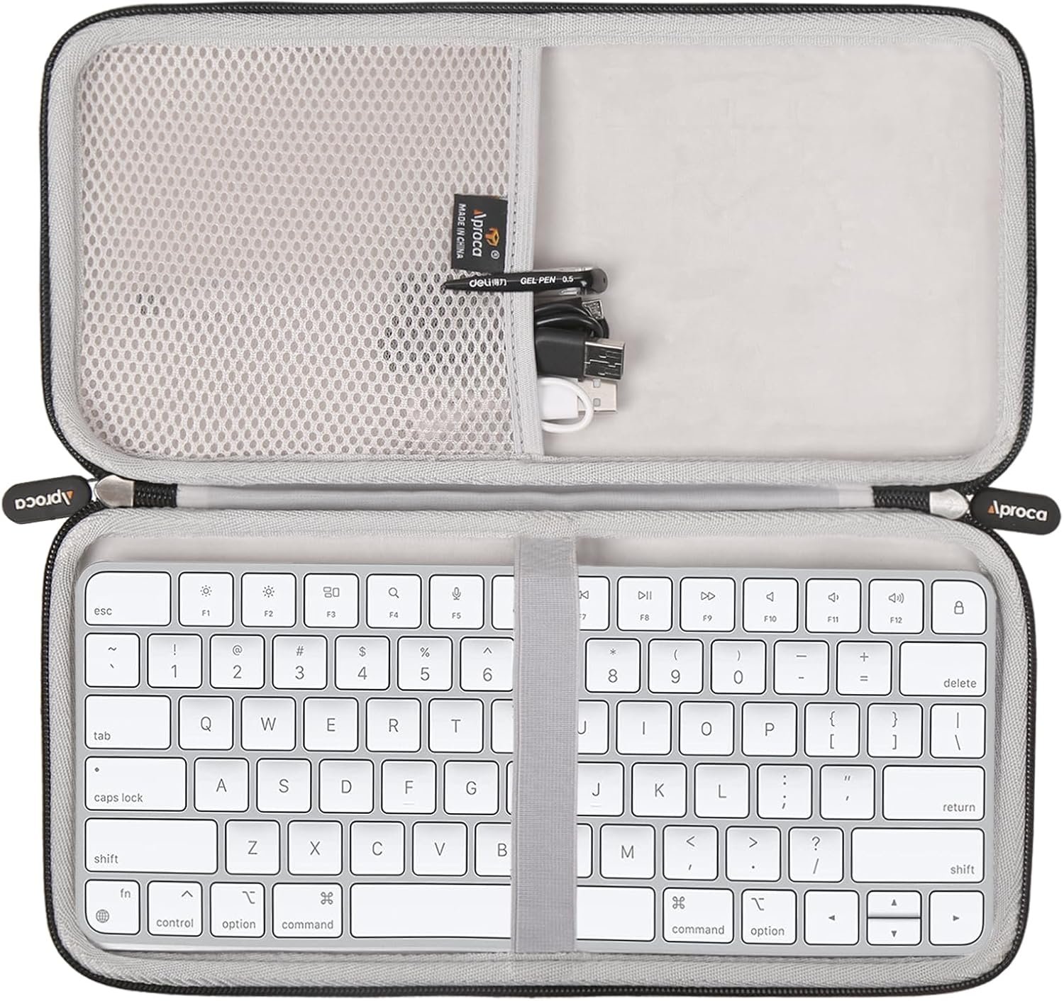 Aproca Case Compatible with Apple Magic Keyboard, Portable Storage Bag for Accessories (Case Only)