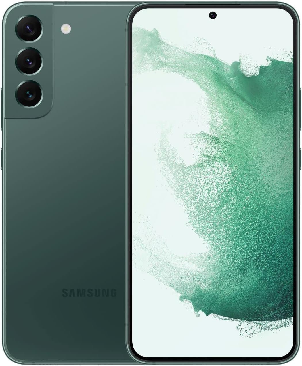 Samsung Galaxy S22+ Plus 5G, US Version, 128GB, Phantom Green – Unlocked (Renewed)