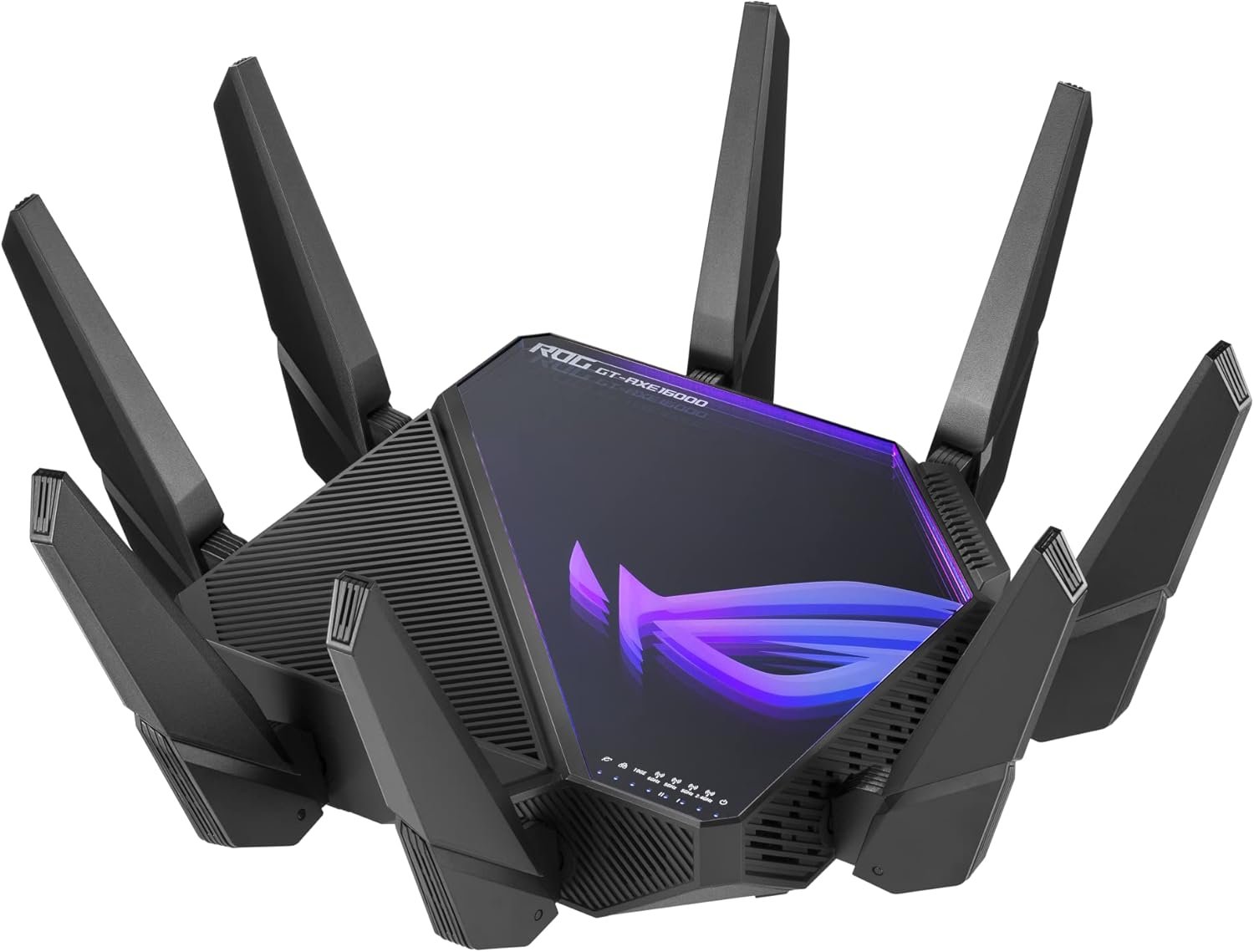 ASUS ROG Rapture WiFi 6E Gaming Router (GT-AXE16000) – Quad-Band, 6 GHz Ready, Dual 10G Ports, 2.5G WAN Port, AiMesh Support, Triple-Level Game Acceleration, Lifetime Internet Security, Instant Guard
