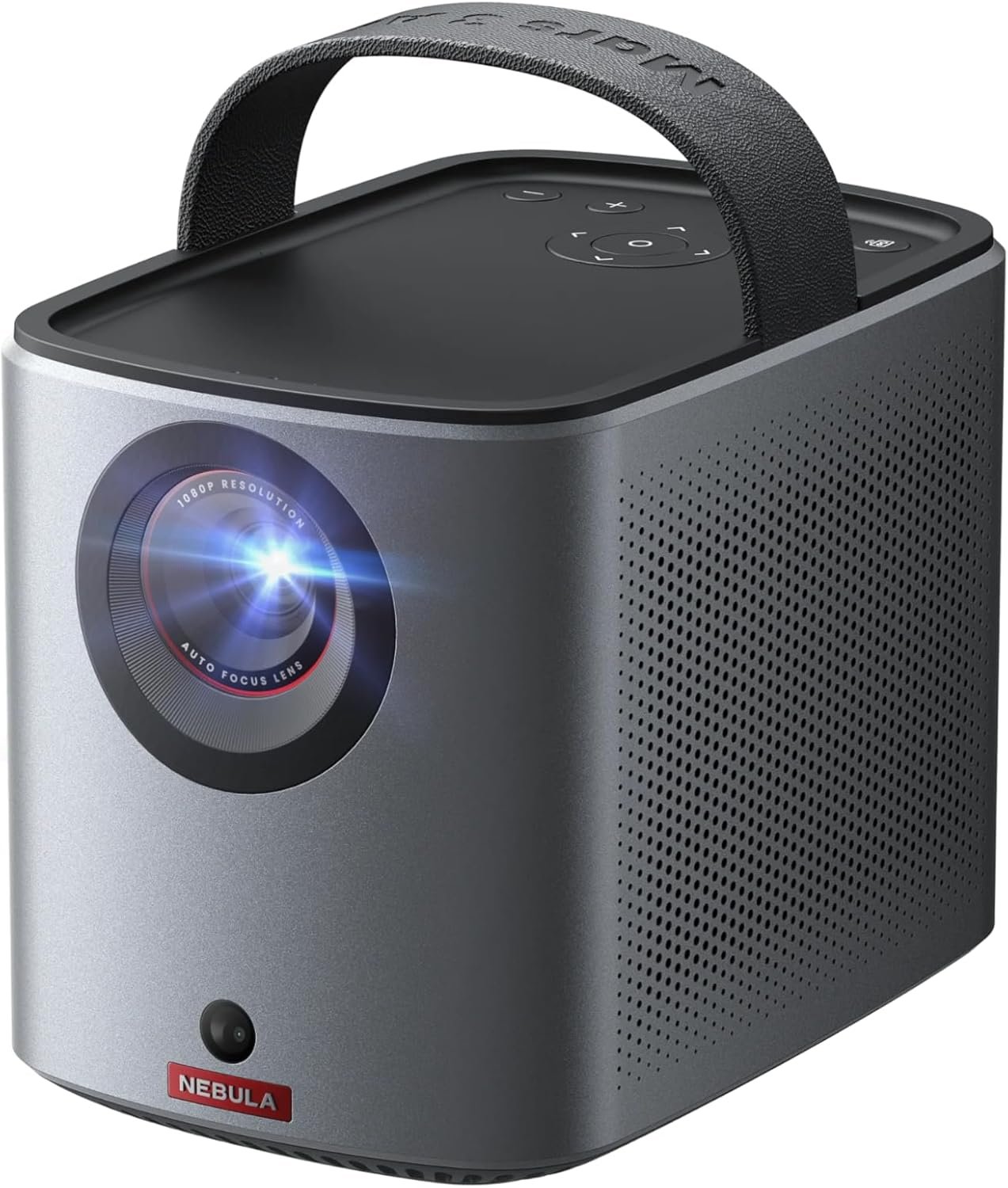 NEBULA Mars 3 Air GTV Projector – Netflix Officially Licensed, 400 ANSI-Lumen Brightness, Native 1080P, Dolby Digital Sound,150-Inch Picture, Built-In Battery for 2.5 Hours of Playtime Anywhere.