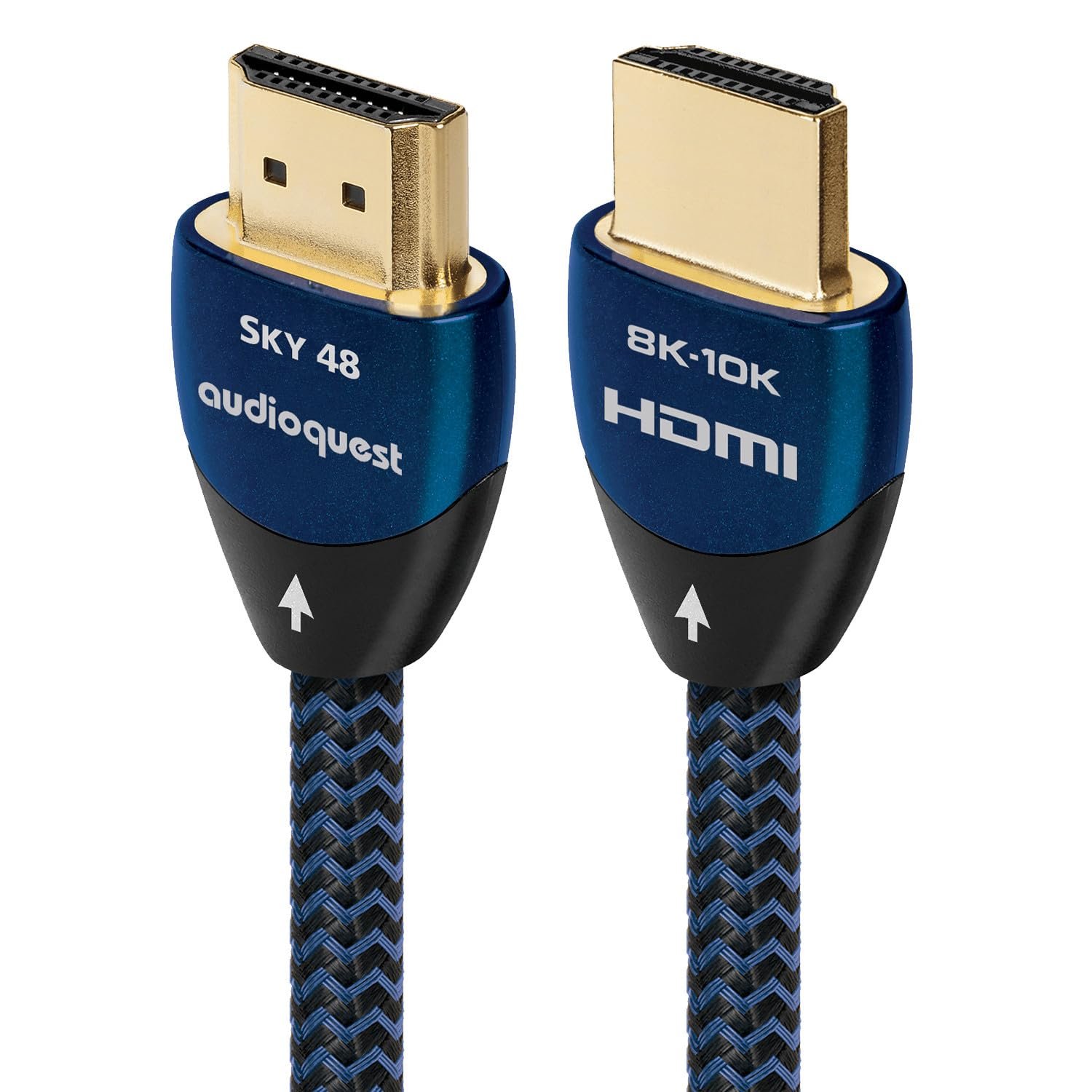 AudioQuest Sky 48 2.1 HDMI Cable – 8K/10K Ultra HD, Gaming, High-Speed, 48Gbps, HDR, eARC – 0.75m