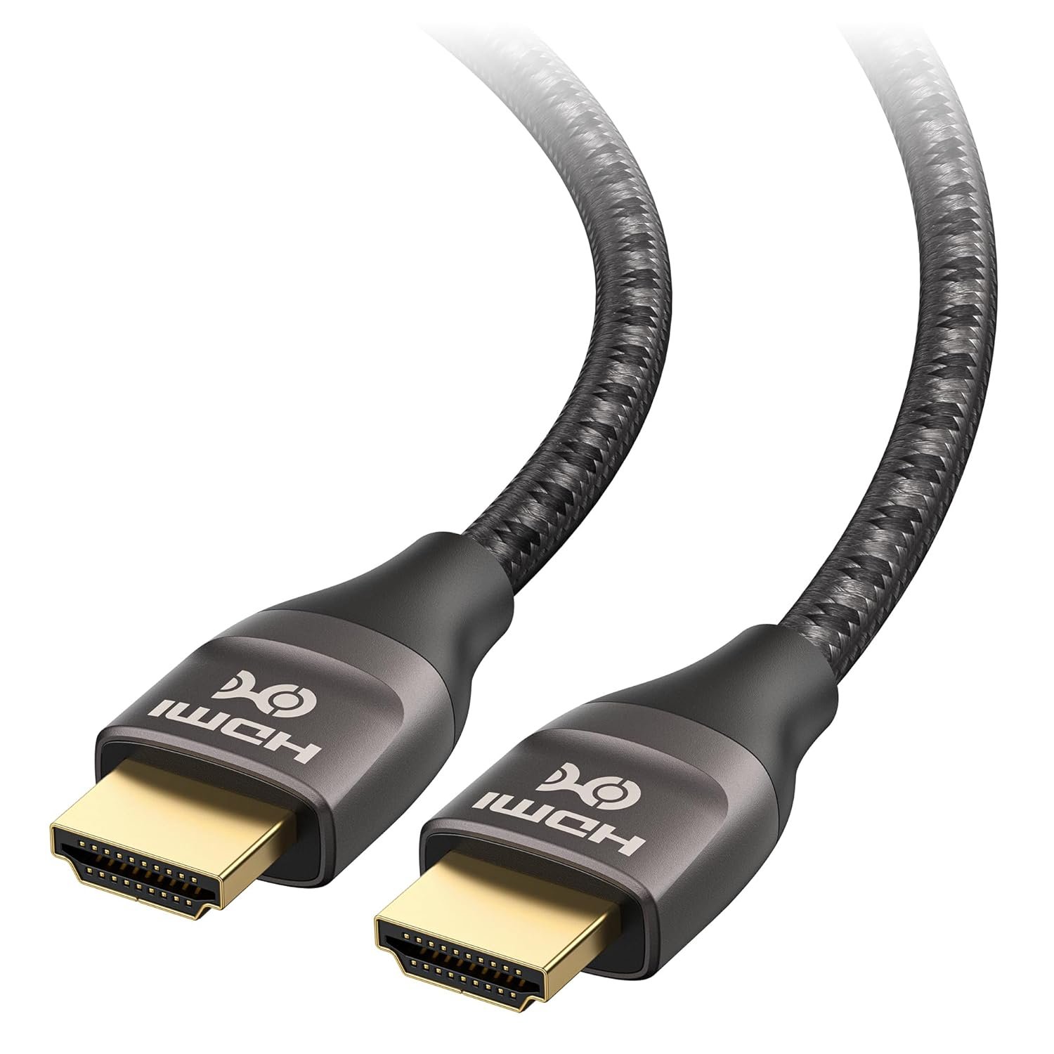 Cable Matters Premium Braided 48Gbps Ultra HD 8K HDMI Cable 6.6 ft / 2m with 8K@60Hz, 4K@240Hz and HDR Support for PS5, Xbox Series X/S, RTX3080 / 3090, RX 6800/6900, Apple TV and More in Brown
