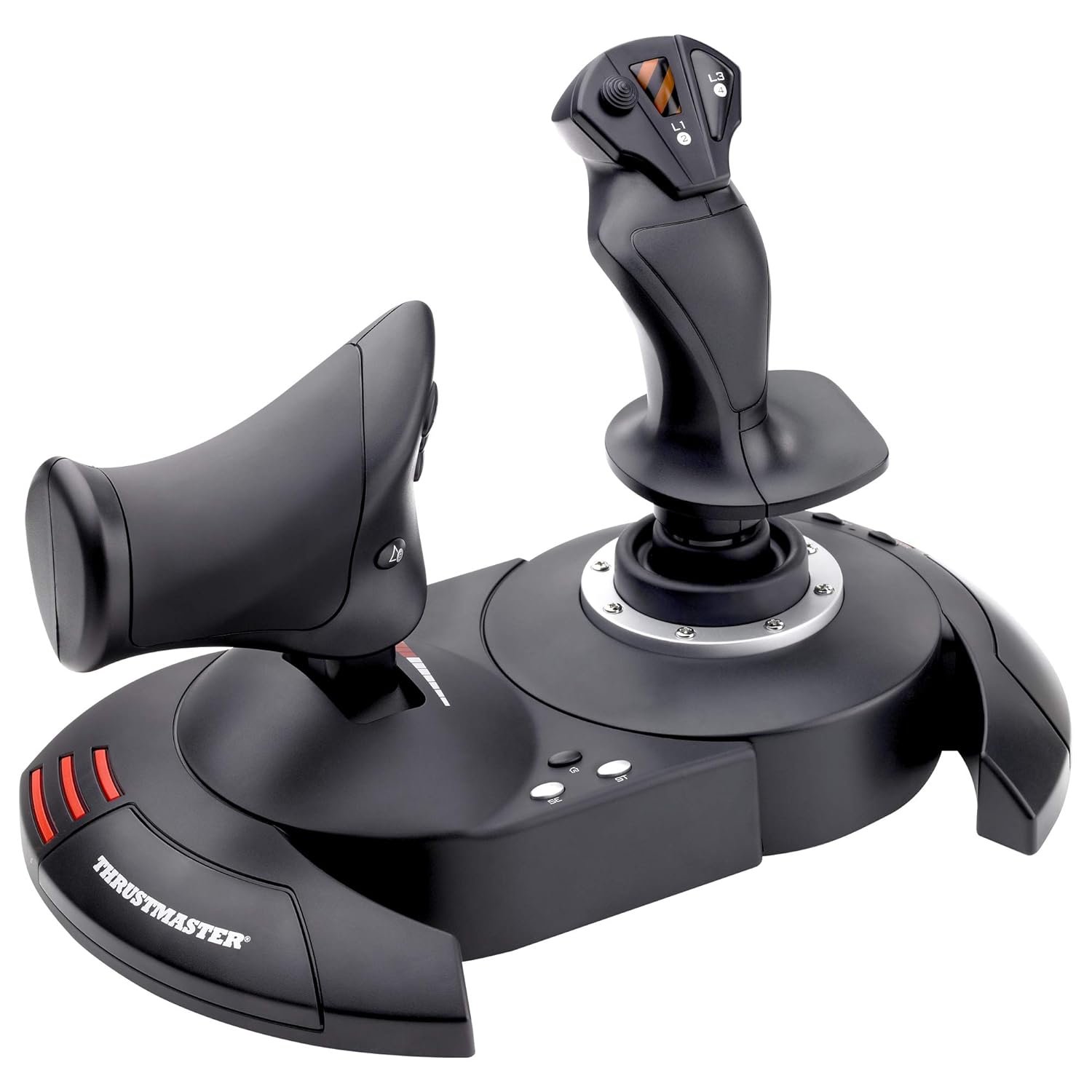 Thrustmaster T.Flight Hotas X – 5-Axis Flight Simulator Joystick with Throttle, Adjustable Resistance, and Programmable Buttons for PC