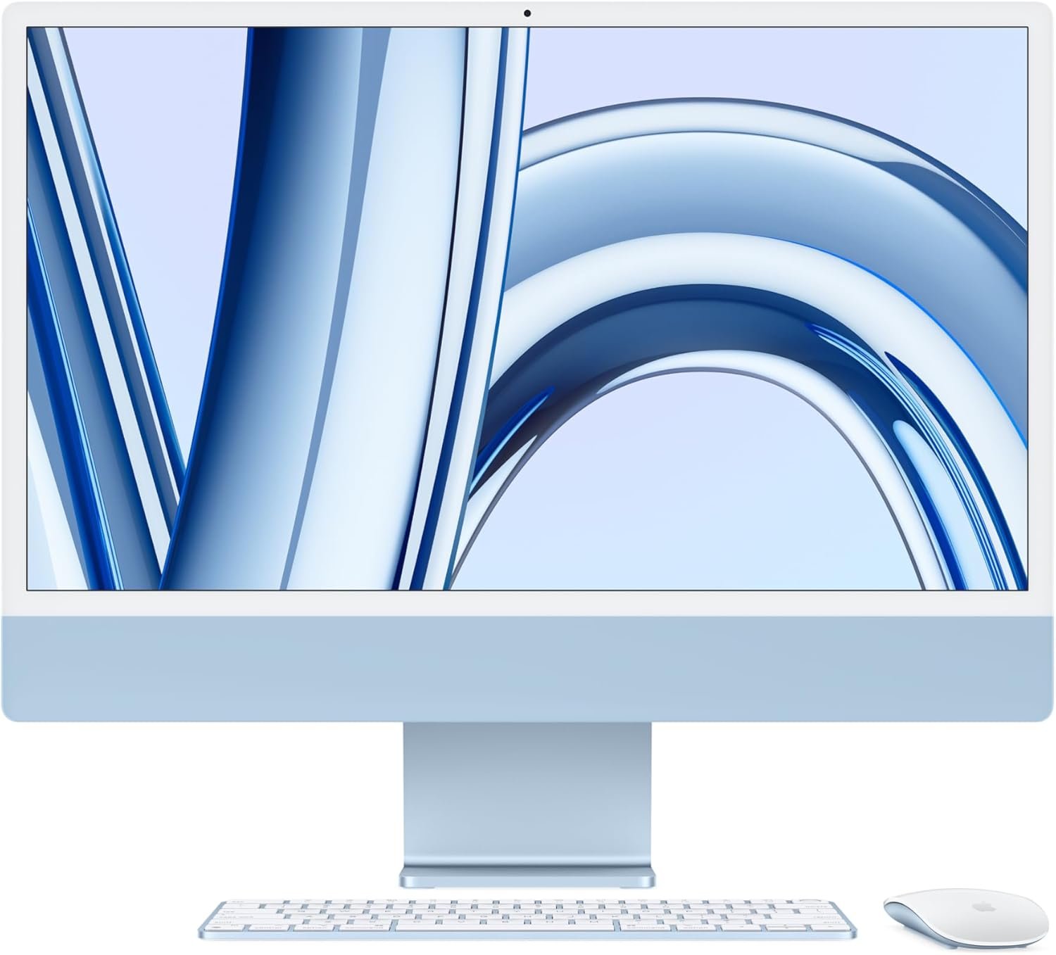 Apple 2023 24-inch iMac with Apple M3 Chip, 8GB RAM, 256GB SSD, Blue (Renewed)