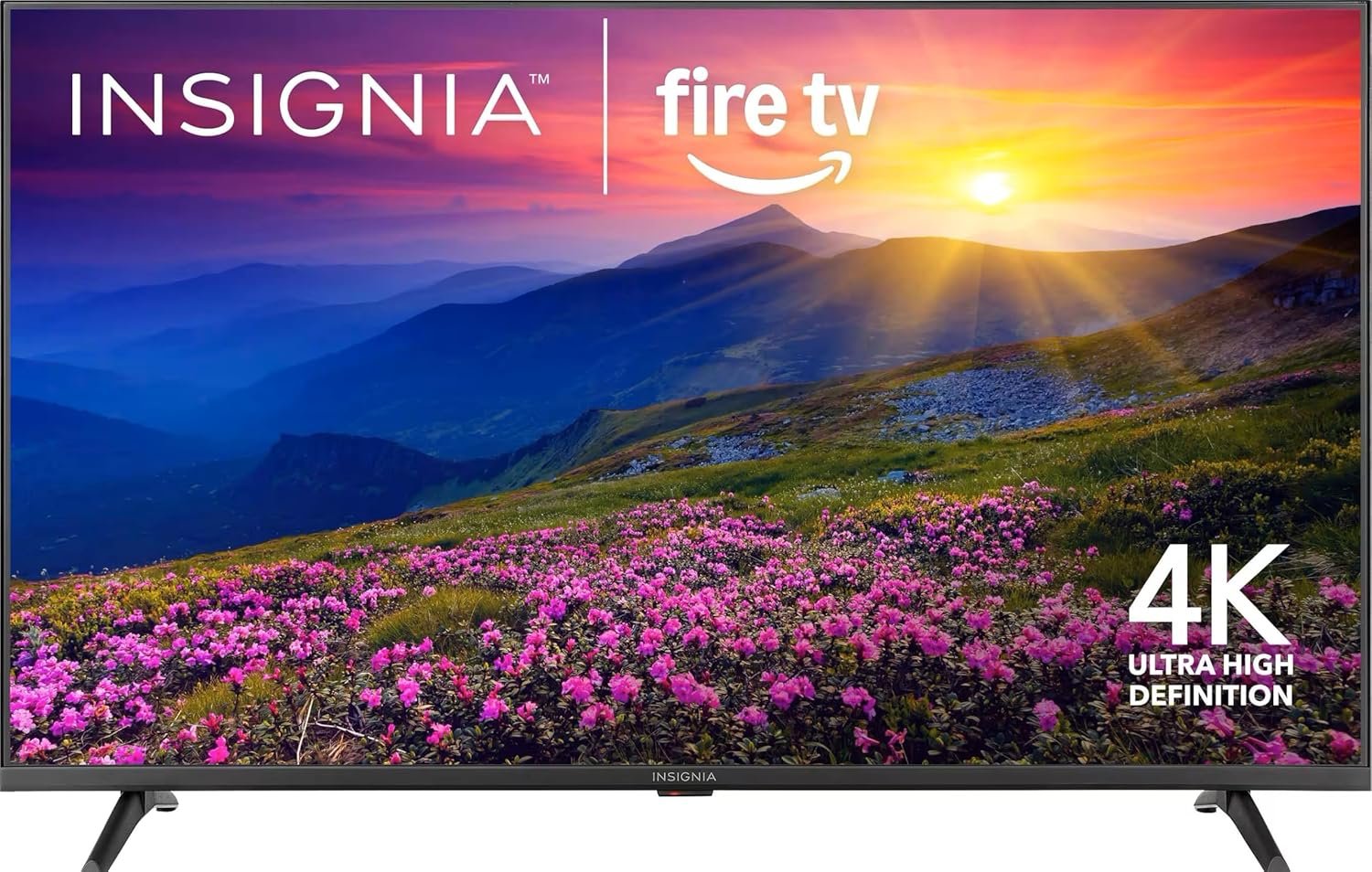INSIGNIA 43″ Class F50 Series LED 4K UHD Smart Fire TV, Voice Remote with Alexa, Stream Live TV Without Cable