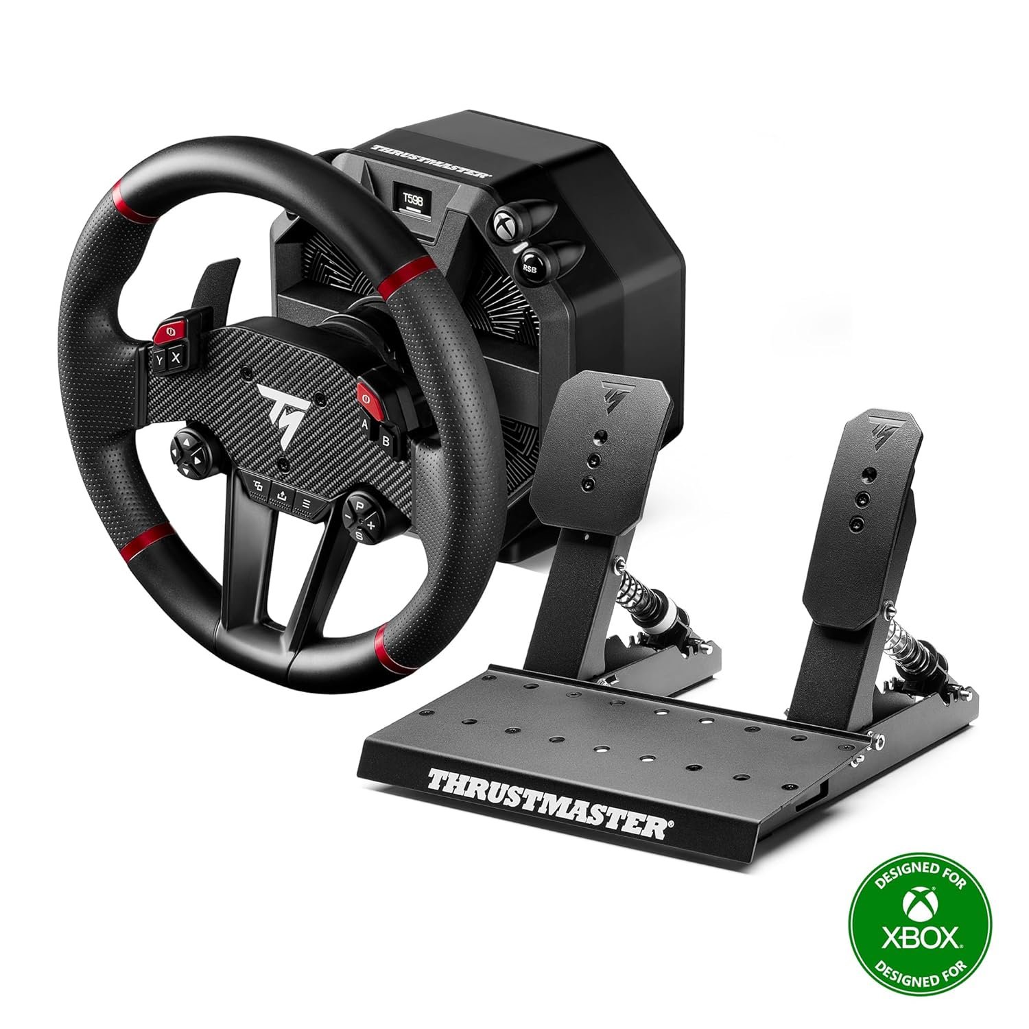 Thrustmaster T598 Racing Wheel for Xbox Series X|S & PC – 5 Nm Direct Drive Steering Wheel with Pedals Set, Realistic Sim Driving Experience with Force Feedback
