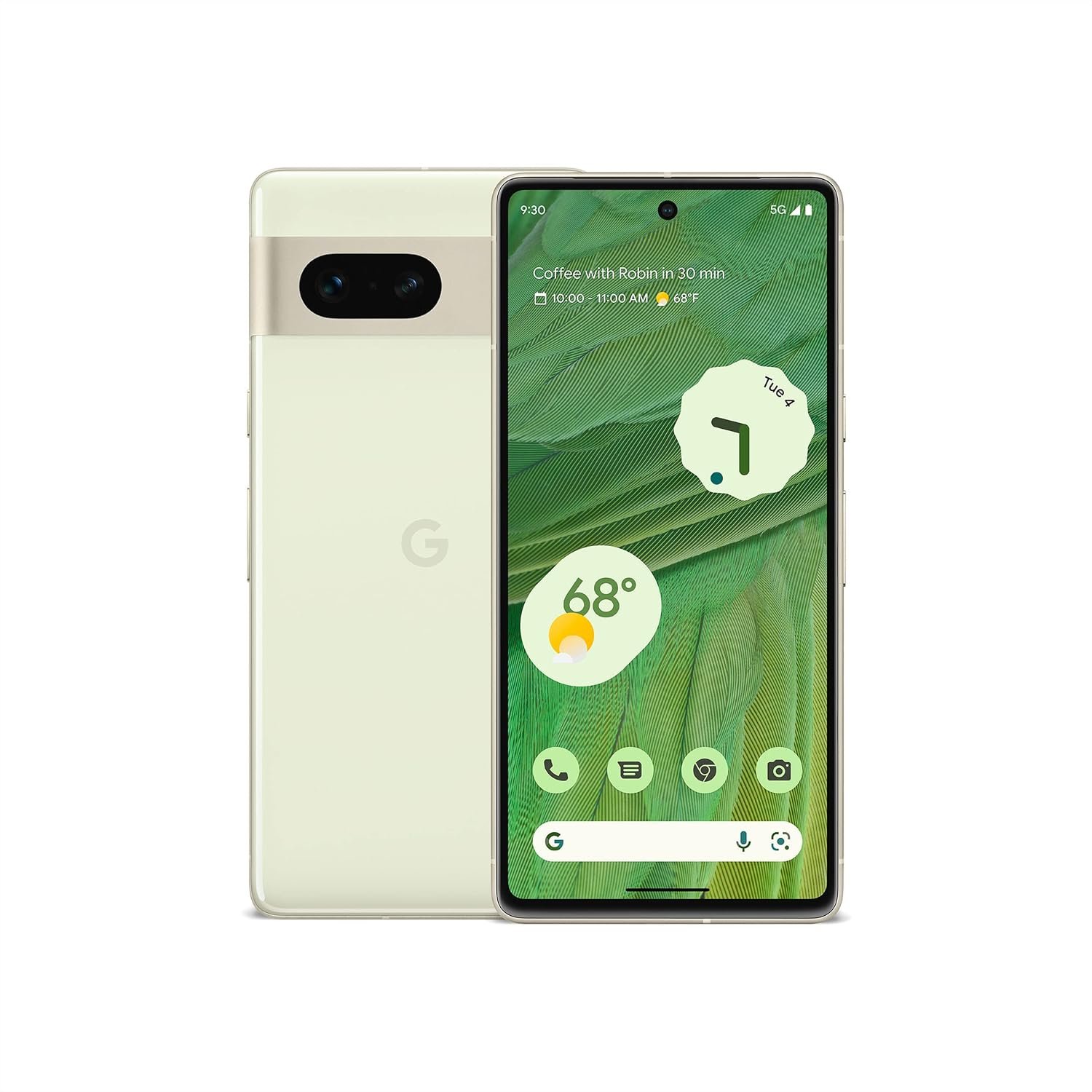 Google Pixel 7-5G Android Phone – Unlocked Smartphone with Wide Angle Lens and 24-Hour Battery – 128GB – Lemongrass