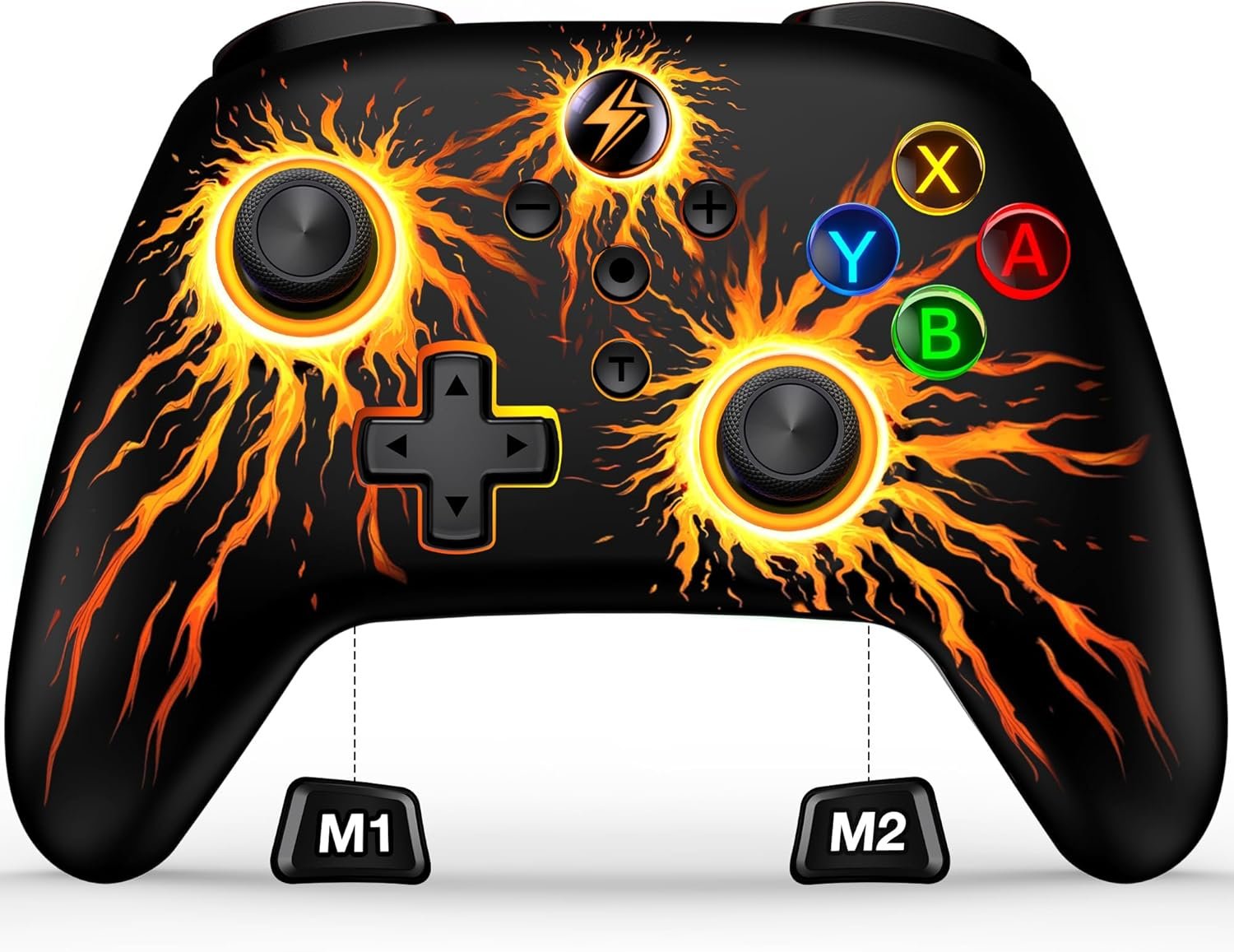 Svetaecho Wireless Switch 2 Controller for Nintendo Switch Controller/Lite/OLED, LED Wired PC Game Joysticks-Wireless iOS/Android Remote, Nintendo Game Accessories Interactive Gaming Figures
