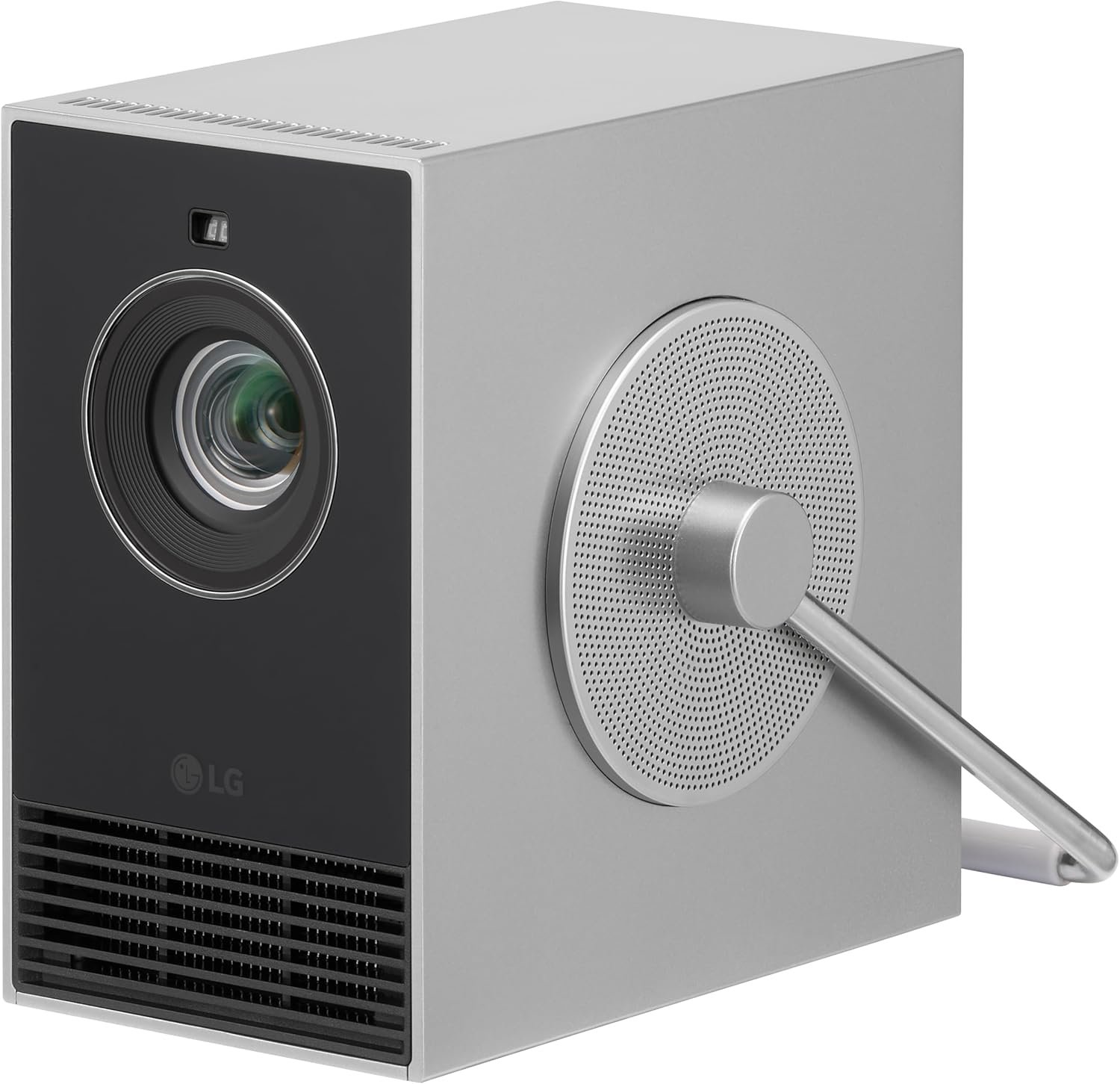 LG CineBeam Q HU710PB 4K Smart Portable Projector with Auto Screen Adjustment, Auto Focus, RGB Laser, Up to 154% DCI-P3, 450,000:1 Contrast Ratio, Built-in Speakers, HDR10, HDMI, USB, HID