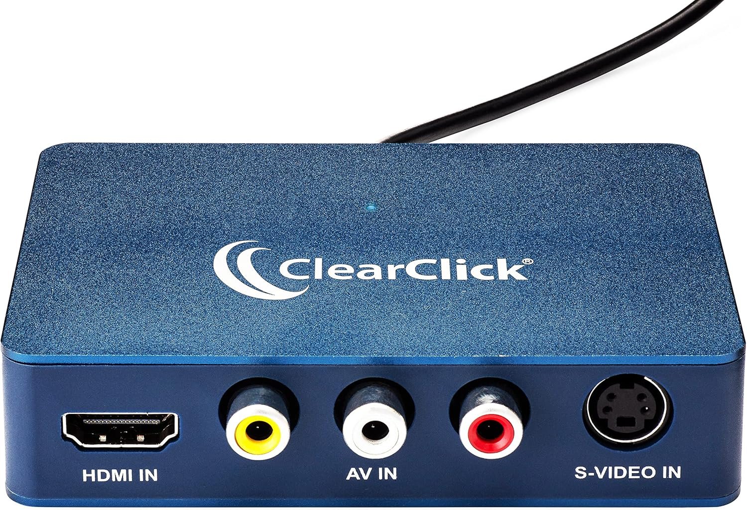 ClearClick Video to USB 1080P Audio Video Capture & Live Streaming Device – Input HDMI, AV, RCA, S-Video, VCR, VHS, Camcorder, Video8, Hi8, DVD, Gaming Systems – USB-C Plug & Play