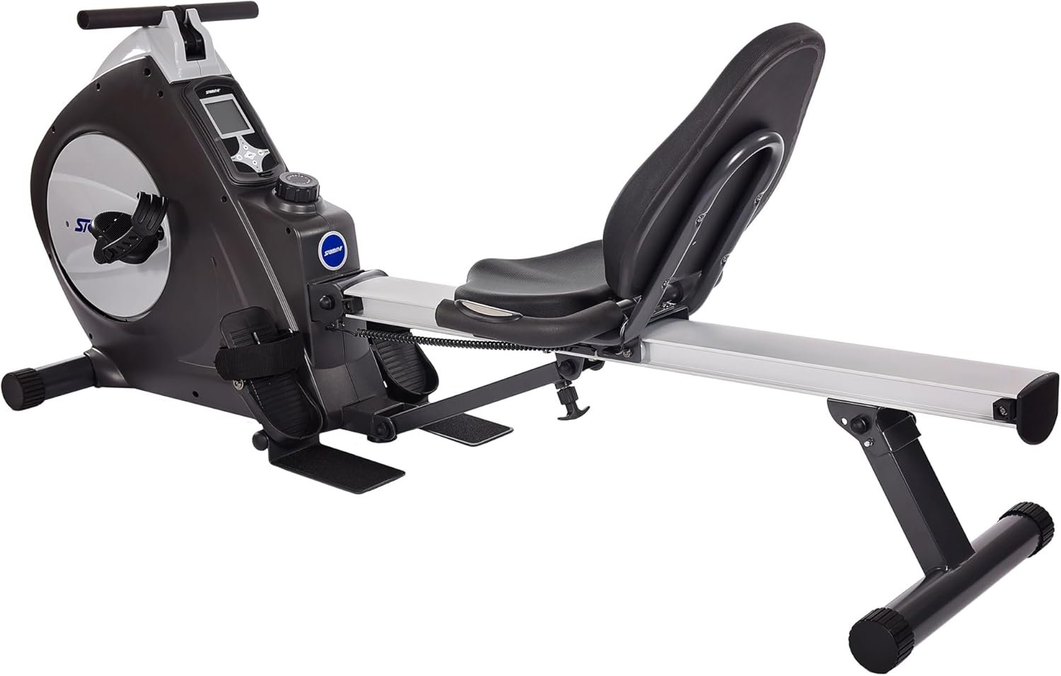 Stamina Conversion II Recumbent Exercise Bike and Rower – Cardio Machine with smart Workout App – Exercise Bike for Home Workout – Up to 250 lbs Weight Capacity | cardio machine with smart Workout App; Up to 250 lbs Weight Capacity